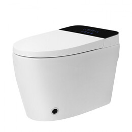 Унитаз-биде приставной электронный с импульсным смывом Abber Bequem AC1116S с крышкой микролифт фото 
