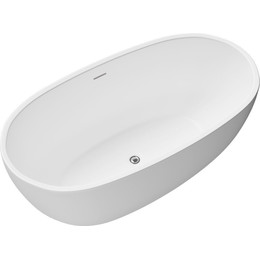 Ванна отдельностоящая Grossman Classic 170x87 см GR-2503M, белый матовый фото 