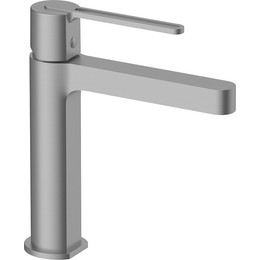 Смеситель для раковины Vincea Rondo VBF-1R1GM, вороненая сталь фото 