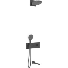 Душевая система для ванны Vincea Inspire VSFW-432TI1MB, черный фото 