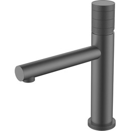 Смеситель для раковины Vincea Groove VBF-4G1MB, черный фото 