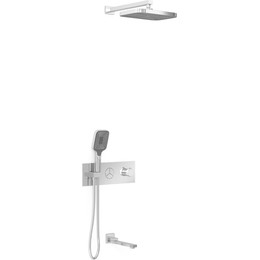 Душевая система для ванны с термостатом Vincea VSFW-432T1CH фото 