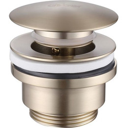 Донный клапан Abber AF0011G, золото матовое фото 