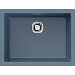 Кухонная мойка Omoikiri Okinoshima 61-U/I-SB 4997065, smoky blue, Цвет производителя: smoky blue фото 