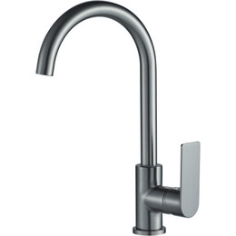 Смеситель для кухни Haiba HB70505-3, оружейная сталь фото 