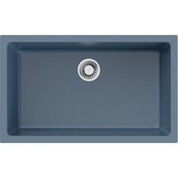 Кухонная мойка Omoikiri Okinoshima 76-U/I-SB 4997148, smoky blue, Цвет производителя: smoky blue фото 