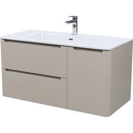 Тумба подвесная с раковиной Iddis Edifice 100 см EDI10C0i95K, капучино фото 