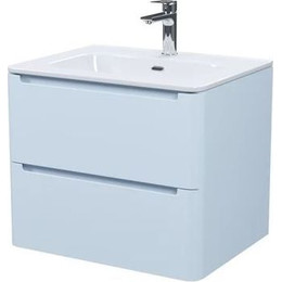 Тумба подвесная с раковиной Iddis Edifice 60 см EDI60B0i95K, голубой фото 