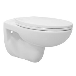 Унитаз подвесной безободковый Loranto Fredo CS-WH8005 с крышкой микролифт фото 