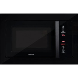 Встраиваемая микроволновая печь Hiberg VM 8505 B (чёрное стекло) фото 