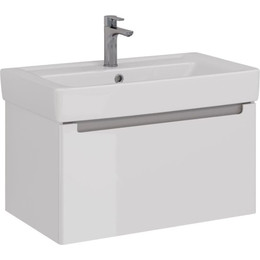 Тумба подвесная с раковиной Lemark Buno Mini 80 см LM05BM80T фото 