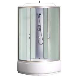 Душевая кабина Loranto CS-6610 F 100х100 см, хром/матовое фото 