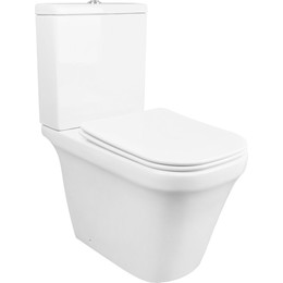 Унитаз-компакт безободковый Azario Candy AZ-1503B с крышкой микролифт фото 
