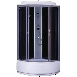 Душевая кабина Loranto CS-6680G 80х80 см, хром/тонированное фото 