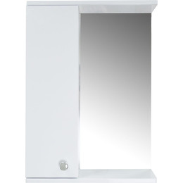 Зеркало-шкаф Стиль Моника 50 см L, без светильника, белый фото 