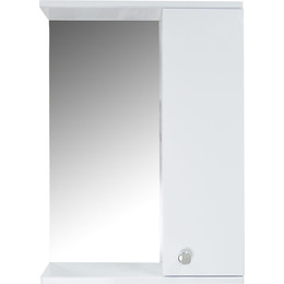 Зеркало-шкаф Стиль Моника 50 см R, без светильника, белый фото 