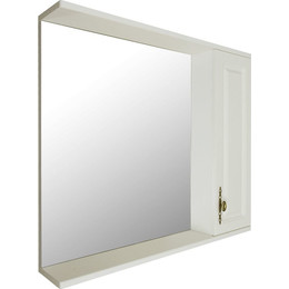 Зеркало-шкаф Стиль Janet 80 см, белый фото 