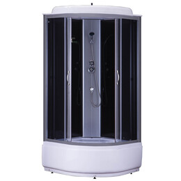 Душевая кабина Loranto CS-6690 G 90х90 см, хром/тонированное фото 