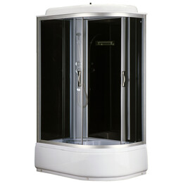 Душевая кабина Loranto CS-66120L G 120х80 см, хром/прозрачное фото 