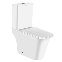 Унитаз-компакт безободковый Azario Avero AZ-3121 с крышкой микролифт фото 