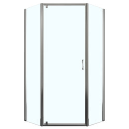 Душевое ограждение Azario Dallas AZ-112P 100х100 см CS00020414, хром/прозрачное фото 