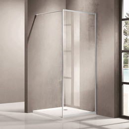 Душевая перегородка Azario Richmond Walk-in 100 см AZ-NAG 6310 1000 silver с кронштейном в комплекте, хром/прозрачное фото 