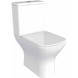 Унитаз-компакт безободковый Azario Iris AZ-8353 с крышкой микролифт фото 