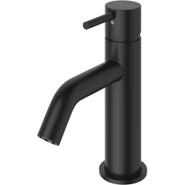 Смеситель для раковины Cezares LEAF-LSM2-L-NOP, чёрный матовый фото 