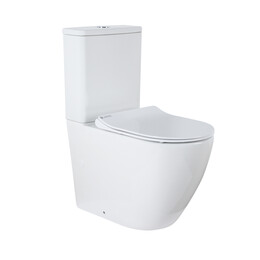 Унитаз-компакт безободковый Azario Grado AZ-2141 с крышкой микролифт фото 