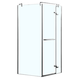 Душевое ограждение Azario Montreal AZ-NWG1231-R 90х90 см (стекло 8 мм) алюминий/прозрачное фото 