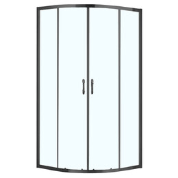 Душевое ограждение Azario Milton 90х90 см AZ-ND2142 900 Black, черный/прозрачное фото 