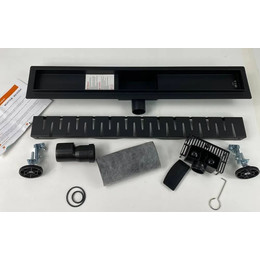 Трап TIM 40 см BAD464002BK, чёрный матовый фото 