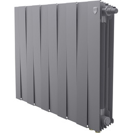 Радиатор Royal Thermo PianoForte 500 Silver Satin VDR80 800х590 мм (10 секций) фото 