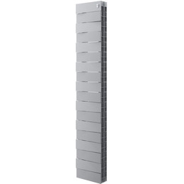 Вертикальный радиатор Royal Thermo PianoForte Tower 200 Silver Satin 280х1440 мм (18 секций) фото 