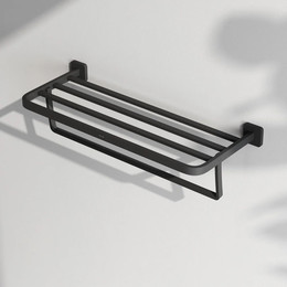 Полка для полотенец AM.PM Func A8F37722, цвет чёрный фото 