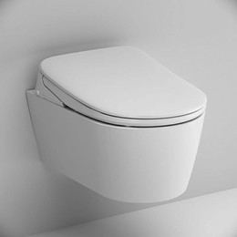Унитаз-биде подвесной безободковый Am.Pm Func C8F1702SC с электронной крышкой фото 