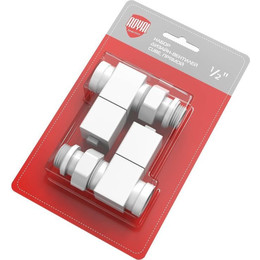 Вентиль для радиатора прямой Royal Thermo Cube 1/2" RTE 56.0005, белый фото 