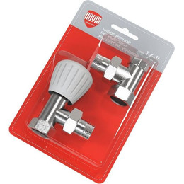 Вентиль для радиатора угловой Royal Thermo 1/2" RTO 50.011 фото 