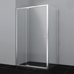 Душевое ограждение WasserKraft Aula 120x100 см 11P10, хром/прозрачное фото 