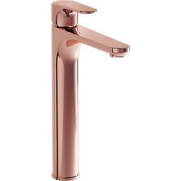 Смеситель для раковины высокий Vitra Root Round A4270726EXP, медь фото 