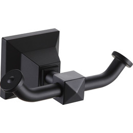 Двойной крючок Azario Altre AZ-96005AB, цвет чёрный матовый фото 