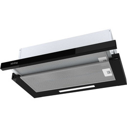 Вытяжка Korting KHP 5512 GN (чёрное стекло) фото 