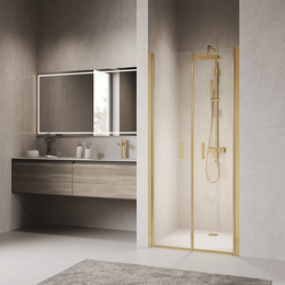 Душевая дверь RGW PA-104Gb 80 см 060810408-16, золото/прозрачное фото 