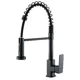 Смеситель для кухни Ledeme L4080B, чёрный фото 