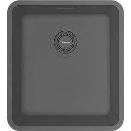 Кухонная мойка Omoikiri OMI 37-U/I ULTRA-GB 4997416 0,8 мм, графит, Цвет производителя: графит фото 