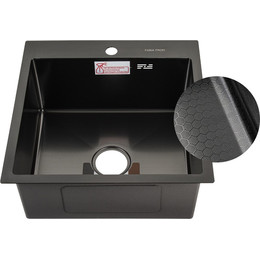 Кухонная мойка Fabia Profi 505033G 0.8 мм, графит фото 