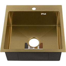 Кухонная мойка Fabia Profi 50503Z 0.8 мм, золото фото 