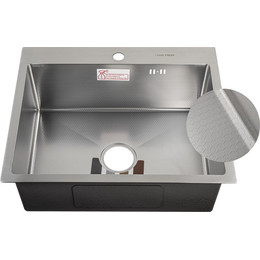 Кухонная мойка Fabia Profi 605033 0.8 мм, сатин фото 