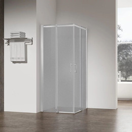 Душевое ограждение Veconi 100x80 см RV50CH-L-11080-02-C8, хром/матовое фото 