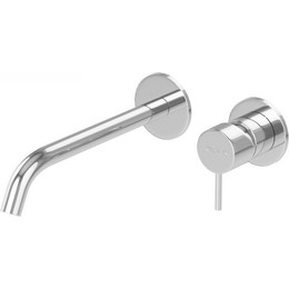 Смеситель для раковины настенный Cezares LEAF-BLI2-L-01-W0, Цвет производителя: хром фото 